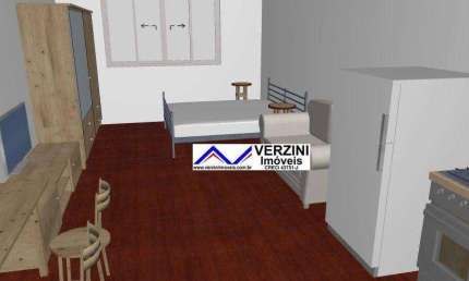 Kitnet para alugar, 25 m² por R$ 1.100/mês - Parque Continental II - Guarulhos/SP