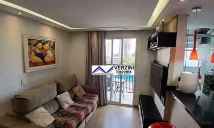 Apartamento com 2 dormitórios para alugar, 45 m² por R$ 3.487,00/mês - Vila Augusta - Guarulhos/SP