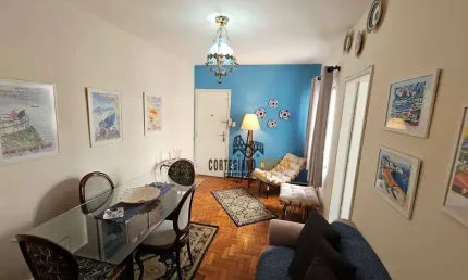 Apartamento com 2 dormitórios à venda, 75 m² por R$ 450.000,00 - Boqueirão - Santos/SP
