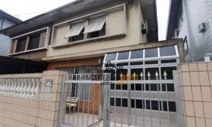 Sobrado com 3 dormitórios à venda, 174 m² por R$ 850.000 - Macuco,Santos!