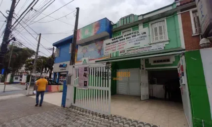 Sobrado em avenida à venda, 240 m² - vila belmiro, santos!