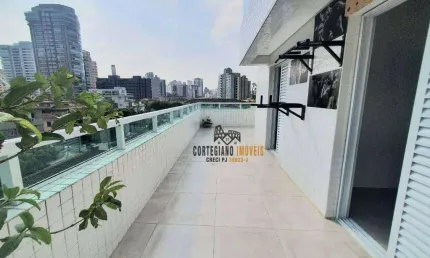 Apartamento Garden com 2 dormitórios à venda, 100 m² por R$ 785.000,00 - Embaré - Santos/SP