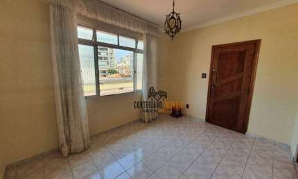 Apartamento com 2 dormitórios para alugar, 90 m² por R$ 3.000,02/mês - Boqueirão - Santos/SP