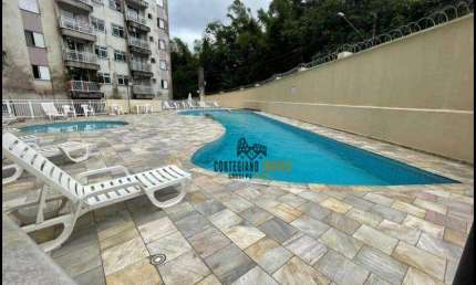 Apartamento com 2 dormitórios à venda, 55 m² por R$ 285.000,00 - Morro de Nova Cintra - Santos/SP