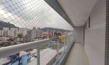 POMPÉIA, SANTOS - LINDO APARTAMENTO 2 DORMITÓRIOS - LAZER COMPLETO NA COBERTURA - 2 VAGAS DEMARCADAS !
