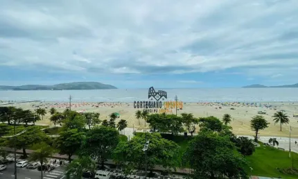 Lindo Apartamento Frente ao Mar  À Venda, Na Praia do Gonzaga, Santos !