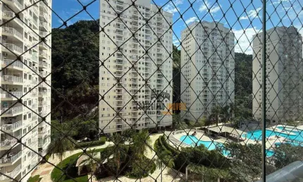 Acqua Play Home &amp; Resort Apartamento com 3 dormitórios à venda, 84 m² por R$ 650.000 - Marapé - Santos/SP