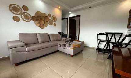 Apartamento com 2 dormitórios à venda, 69 m² por R$ 455.000,00 - Boqueirão - Santos/SP