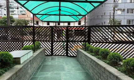 Apartamento com 2 dormitórios à venda, 60 m² por r$ 485.000,00 - gonzaga - santos/sp