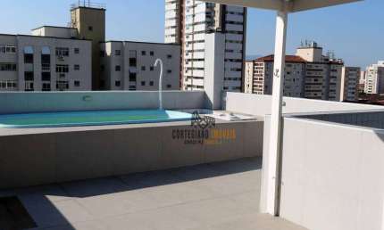 Linda Cobertura com 3 Dormitórios à Venda, 111 m² por R$ 1.000.000 - Campo Grande - Santos!