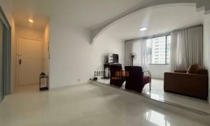 Apartamento com 2 dormitórios para alugar, 100 m² por R$ 4.500,01/mês - Boqueirão - Santos/SP