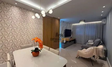 Apartamento com 2 dormitórios à venda, 90 m² por R$ 550.000,00 - Campo Grande - Santos/SP