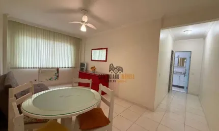 Apartamento com 1 dormitório mobiliado  para alugar, R$ 3.000/mês - Gonzaga - Santos/SP