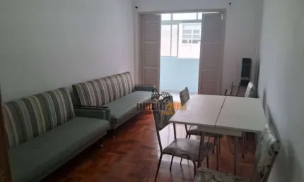Sala-living - ponta da praia - oportunidade única na quadra da praia em santos!