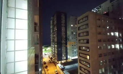 Apartamento com 1 Dormitório/Elevador/Garagem/Praia à Venda, 47 m² por R$ 400.000 - Boqueirão - Santos!