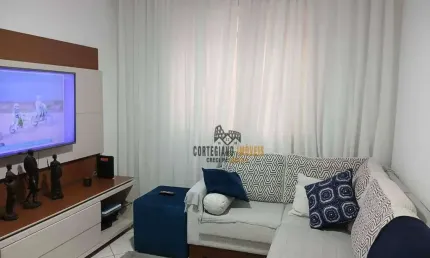 Apartamento Térreo com 2 Dormitórios à Venda, 75 m² por R$ 320.000 - Campo Grande - Santos/SP