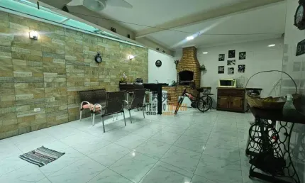 Sobrado com 3 dormitórios/2 suítes/2 vagas/churrasqueira  à venda, 163 m² por r$ 1.450.000 - vila belmiro - santos/sp