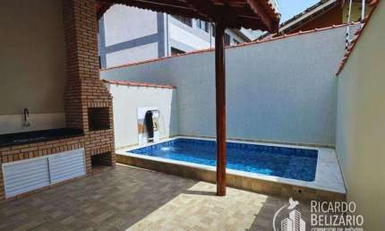 Casa para Venda em Mongaguá, SANTA EUGÊNIA, 2 dormitórios, 1 suíte, 1 banheiro, 1 vaga