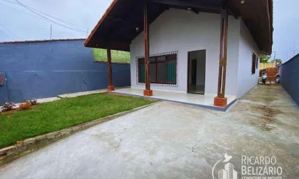 Casa para Venda em Itanhaém, Nova Itanhaém, 3 dormitórios, 1 suíte, 1 banheiro, 2 vagas
