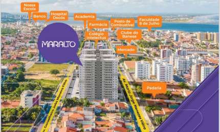 Apartamento com 2 quartos à venda na Avenida Mario Jorge Menezes Vieira, 1011, Coroa do Meio, Aracaju