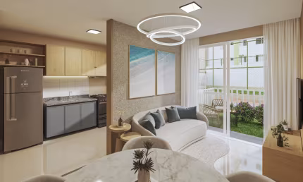 Apartamento com 2 quartos à venda na Avenida Alphaville, 150, Costa Paradiso, Barra dos Coqueiros