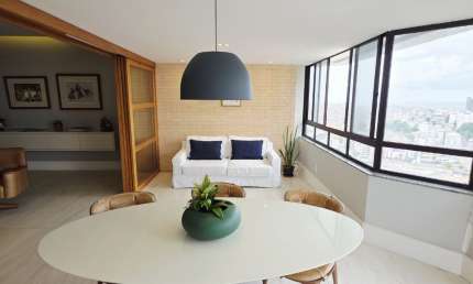 Apartamento à venda de 242m2 no Horto Florestal no Twenty Tower com vista mar.
