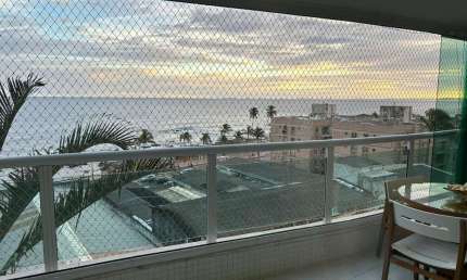 Apartamento com 2 suítes, 2 vagas, vista mar para vender em Ondina