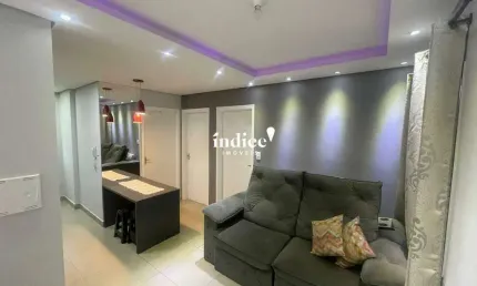 Apartamento no bairro bonfim paulista, 2 quartos, 1 vaga, lar frança