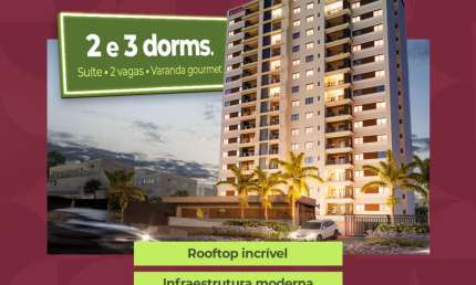 ECO VILA PRIMAVERA - Lançamento Apartamentos 67m² e 77m² - Vl João Jorge em Campinas SP