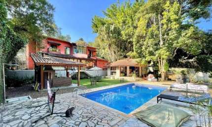 Casa para Venda em Cotia, Paisagem Renoir, 4 dormitórios, 2 suítes, 3 banheiros, 8 vagas
