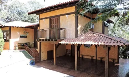Casa para Venda em Jandira, Altos de São Fernando, 4 dormitórios, 4 suítes, 5 banheiros, 6 vagas