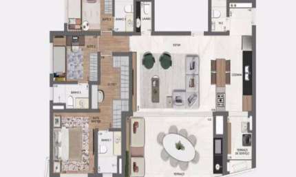 Apartamento para Venda em São Paulo, Jardim das Acácias