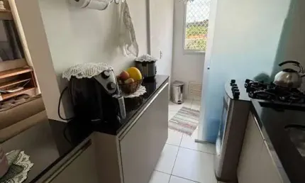 Apartamento para Venda em Vargem Grande Paulista, Jardim Portão Vermelho, 2 dormitórios, 1 banheiro, 1 vaga