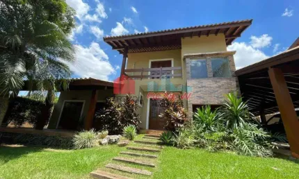 CASA EM CONDOMÍNIO, ESTILO CAMPO, NO VILLAGE VISCONDE DO ITAMARACÁ - VALINHOS/SP