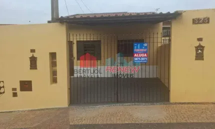 Casa térrea para locação no Bolsão do Panorama Valinhos SP.