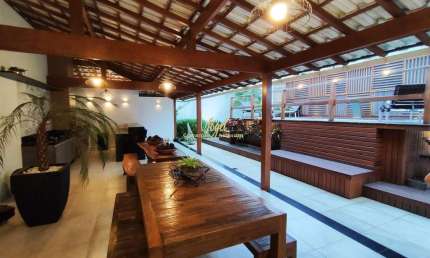 Recanto da Mata - Linda casa 3/4 (1 Suíte) - Piscina - Salão de Festas - Amplo Espaço Gourmet