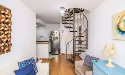 São Pedro/JF – Cobertura 2/4 e 2 Salas – Gourmet – Vista Livre – 1 Vaga