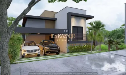 Casa em  Condomínio Fechado de Atibaia com suítes, sendo uma Master à venda, 178 m² por R$ 1.350.000