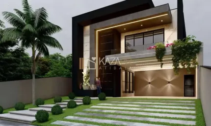 Casa à venda, 5 dormitórios – 3 suítes – Piscina – 307m2 – $2.890.000 - Condomínio Figueira Garden – Atibaia / SP