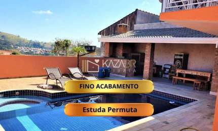 Casa à venda, 3 dormitórios – 2 suítes, piscina, 240m2 – $900.000 – Jd. Real - Bom Jesus dos Perdões - SP