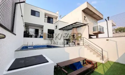 Casa à venda, semimobiliada, 3 dormitórios (1 suíte), piscina, 144m² - $750.000 – nova atibaia