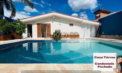 Casa térrea, à venda, 2 suítes, piscina, condomínio fechado, 230m². $1.400.000 – Recanto dos Ipês – Atibaia/SP
