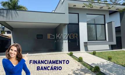 Casa térrea à venda, condomínio fechado, 3 suítes, piscina, 249m² - $2.790.000 – Shambala II – Atibaia/SP