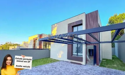 Casa à venda, condomínio fechado, 3 suítes, 221m² - $1.990.000 – Vila Santista – Atibaia/SP