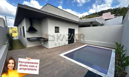 Casa térrea à venda, 3 dormitórios (1 suíte), piscina, 110m² - $695.000 – Santa Martha – Bom Jesus dos Perdões/SP