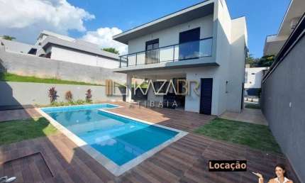 Casa para locação, condomínio fechado, 3 suítes, piscina, 180m² - $8.000 - Terras de Atibaia I