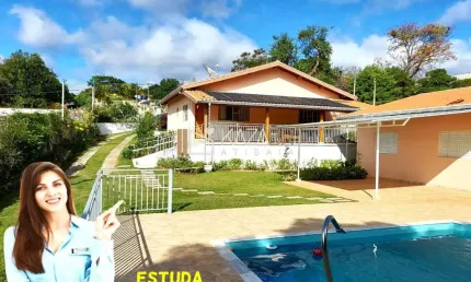 Chácara para venda e locação - 3 dormitórios, piscina, 1000m² - Venda: $1.260.000 / Locação: $6.500 – Jd. Estância Brasil – Atibaia/SP