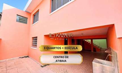Casa com 4 dormitórios para alugar, 130 m² por R$ 4.000,00/mês - Centro - Atibaia/SP