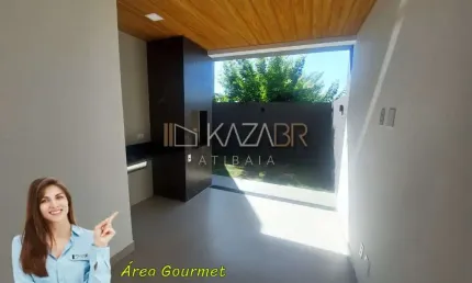 Casa à venda, 3 dormitórios (1 suíte), área gourmet, 105m² - $860.000 – travessa da al. lucas, atibaia/sp
