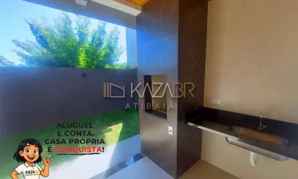 Casa à venda, 3 dormitórios (1 suíte), área gourmet, 105m² - $860.000 – travessa da al. lucas, atibaia/sp